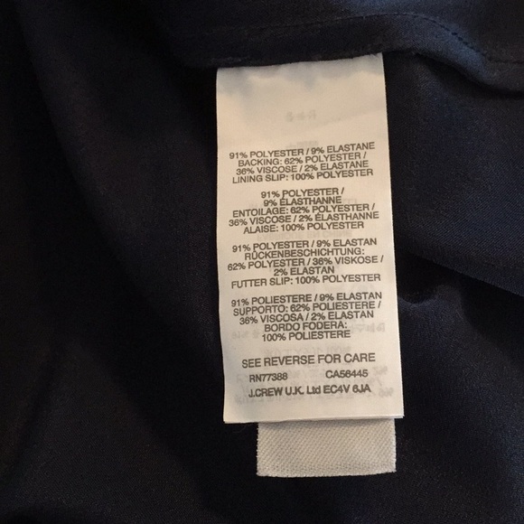 {J Crew} Size 4, Navy Laser Cut Sheath Dress - Picture 6 of 7